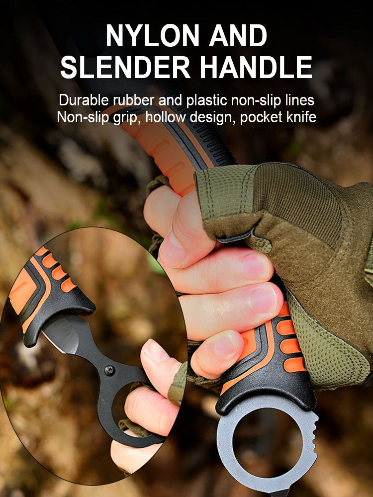 Outdoor Camping Tactical Axe Survival Fire Axe with Portable Small Knife.
