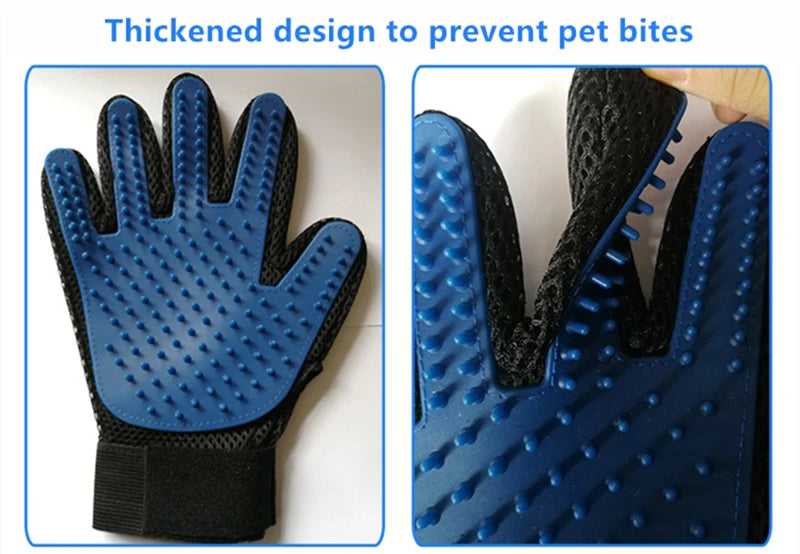 Pet Grooming Glove Hair Deshedding Brush