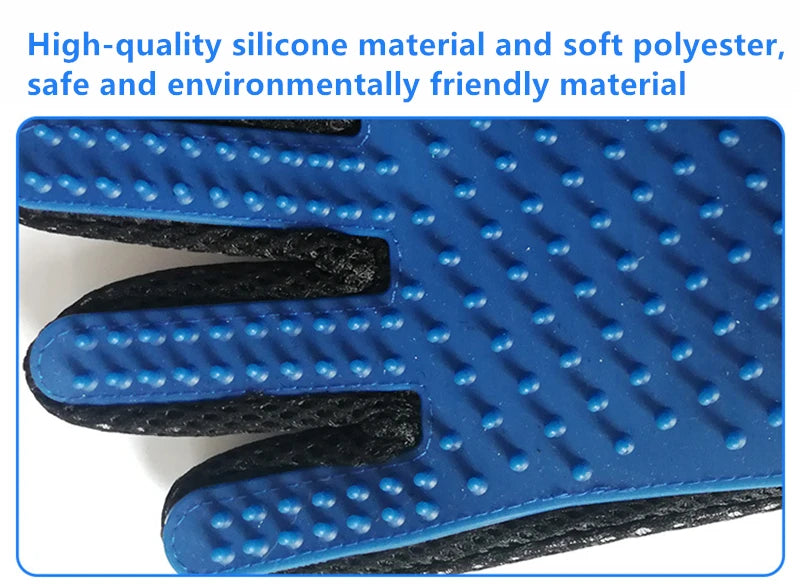 Pet Grooming Glove Hair Deshedding Brush