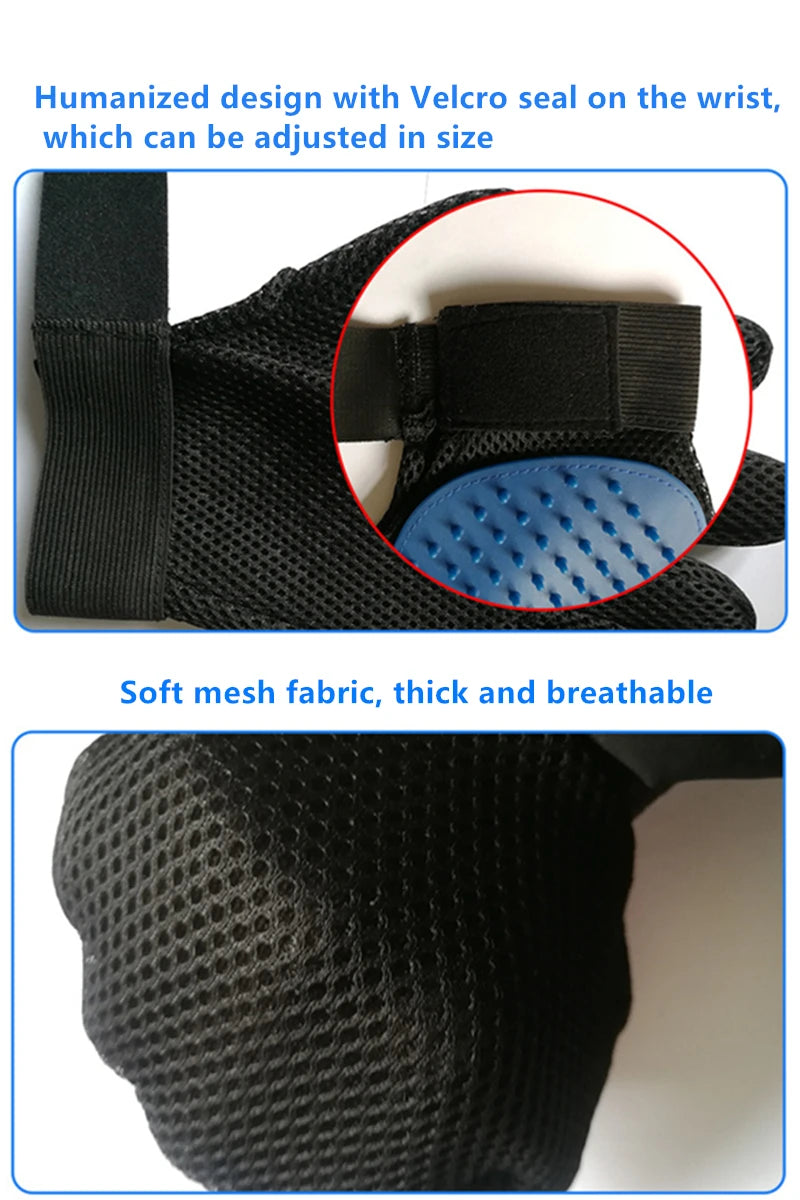 Pet Grooming Glove Hair Deshedding Brush