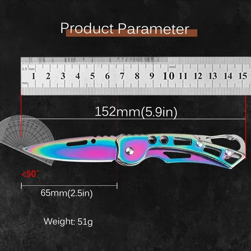 Stainless steel EDC folding knife