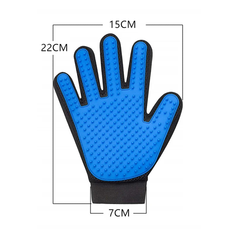 Pet Grooming Glove Hair Deshedding Brush