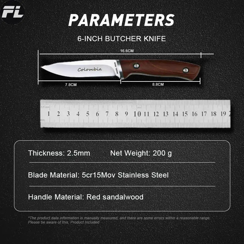 Straight Knife Camping Hunting Self-Defense