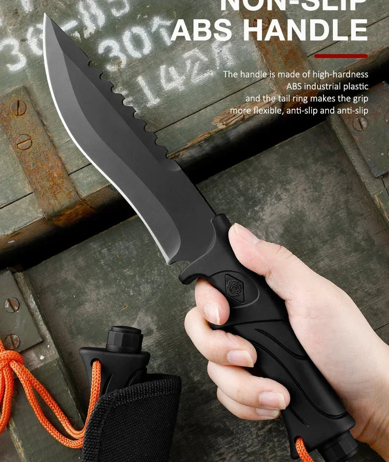 Outdoor Camping Tactical Straight Knife