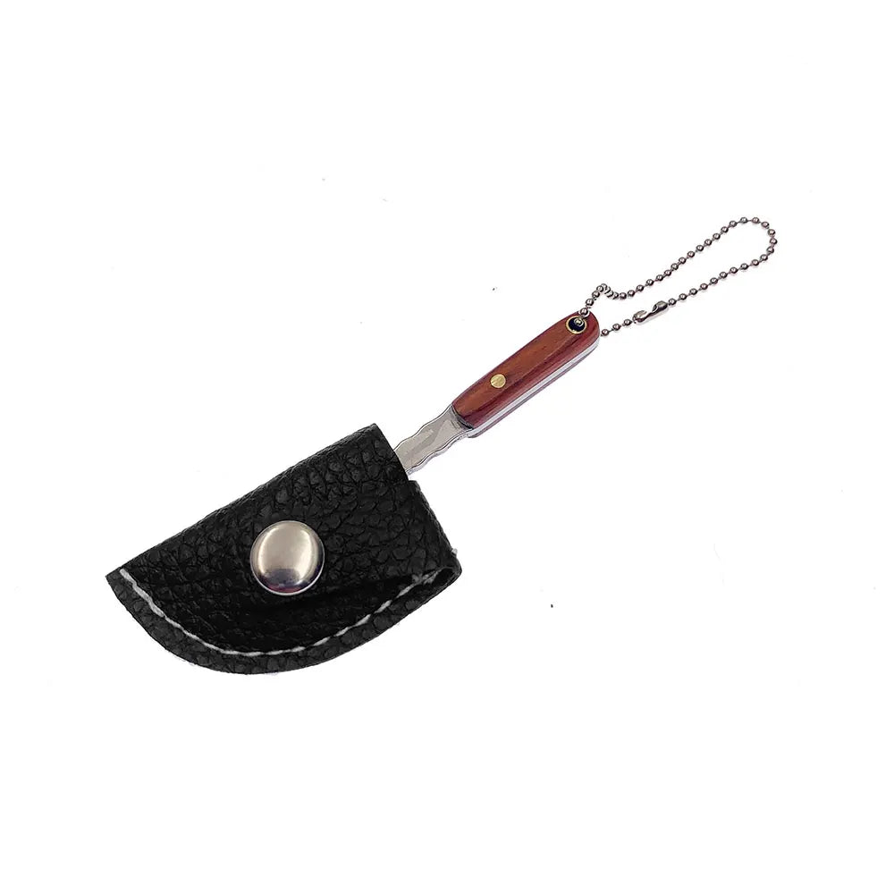 Swayboo Outdoor Camping Mini Axe Stainless Steel Sharp Blade Fixed Keychain Knife