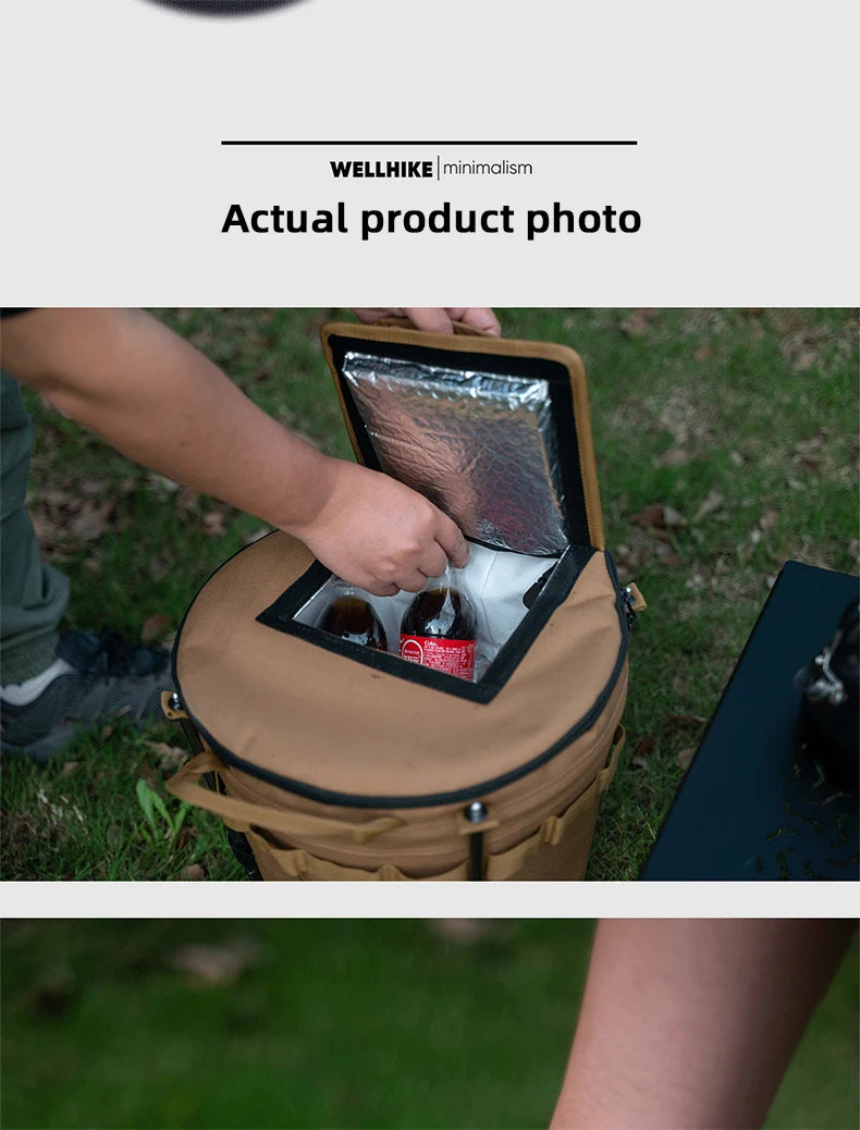 WELLHIKE Portable Collapsible Outdoor Camping Ice Bucket
