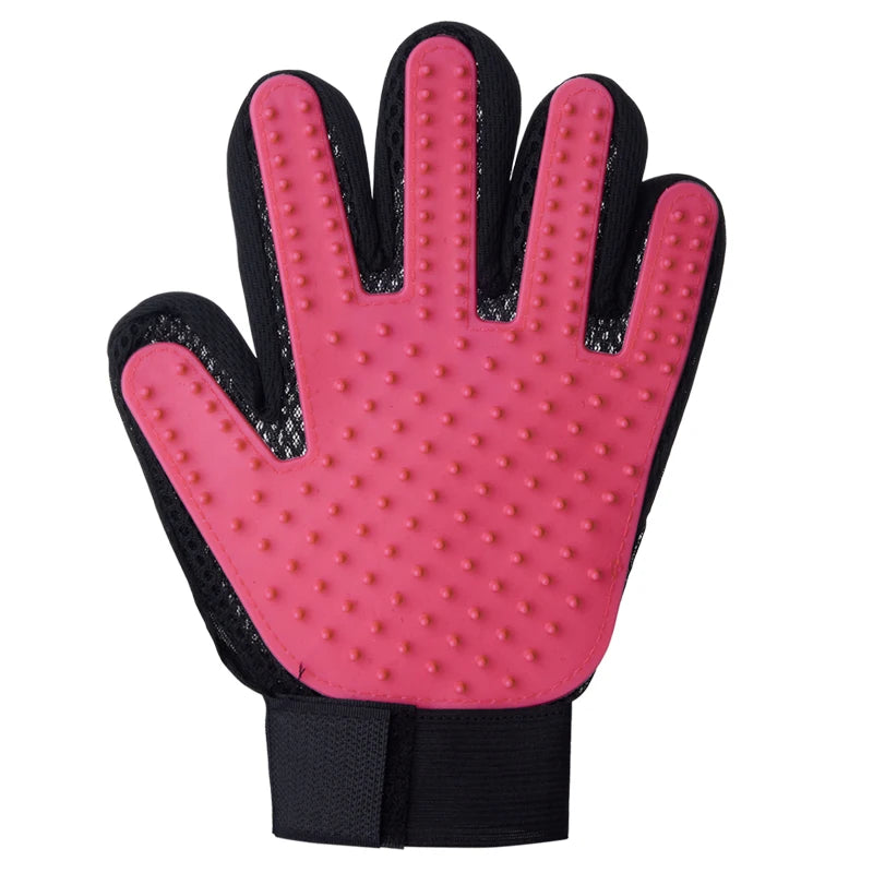 Pet Grooming Glove Hair Deshedding Brush