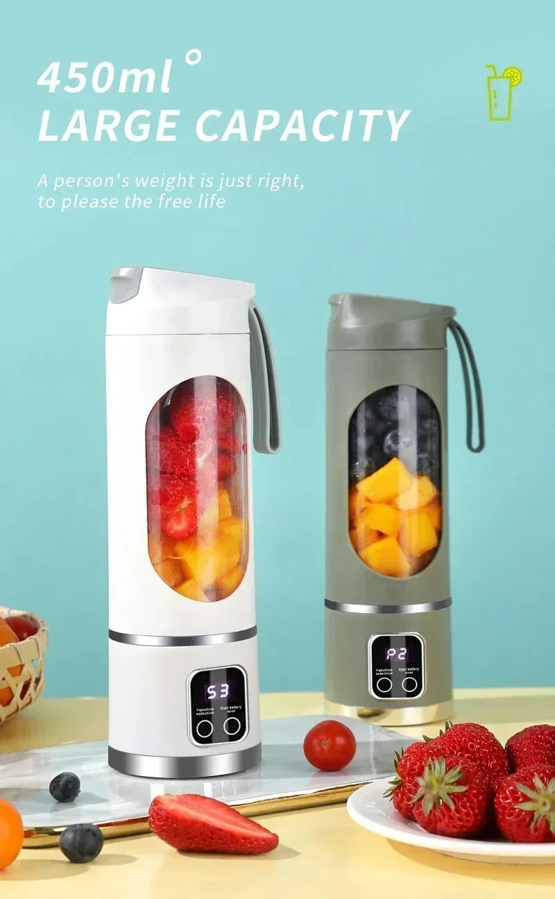 Electric Juicing Cup Portable Wireless Fruit Blender