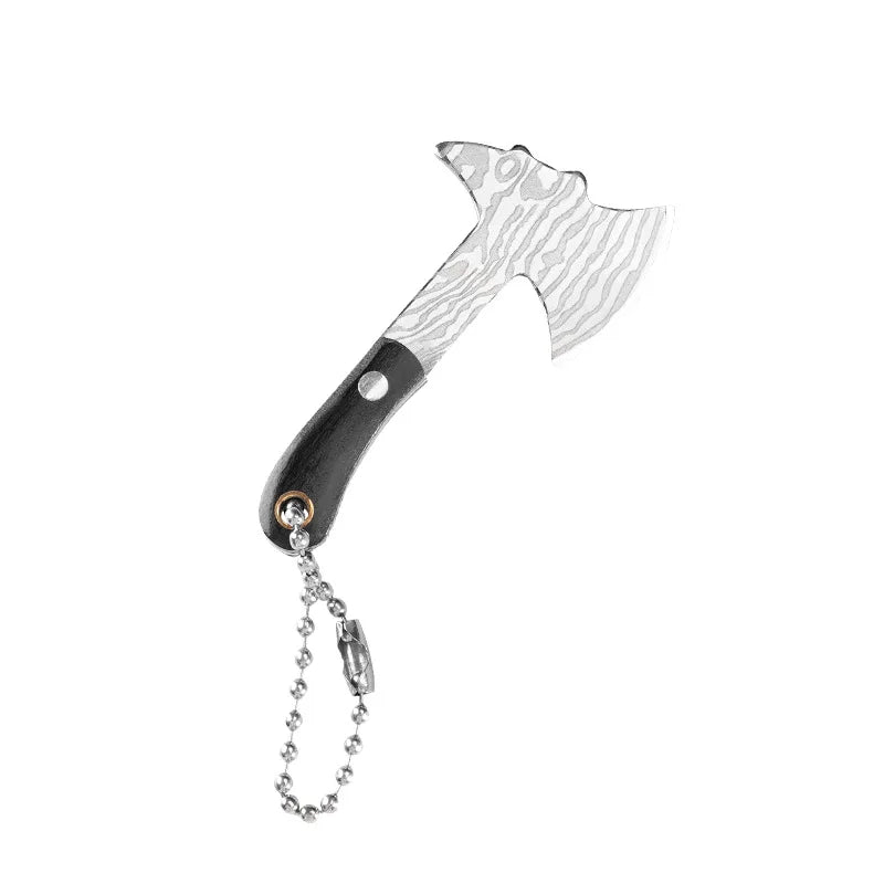 Mini Axe Knife Cutting Tool Gift Keychain Pendant
