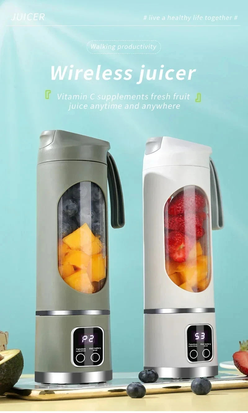 Electric Juicing Cup Portable Wireless Fruit Blender