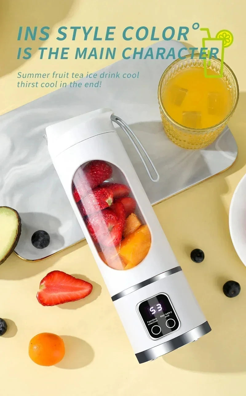 Electric Juicing Cup Portable Wireless Fruit Blender