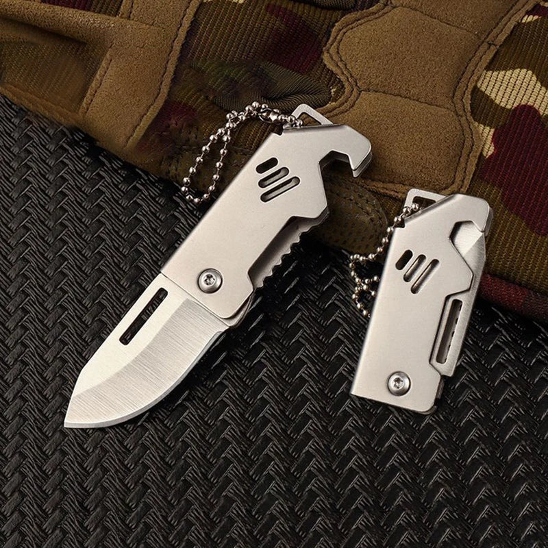 Mini Folding Knife D2 Steel Portable Camping Survival Knife