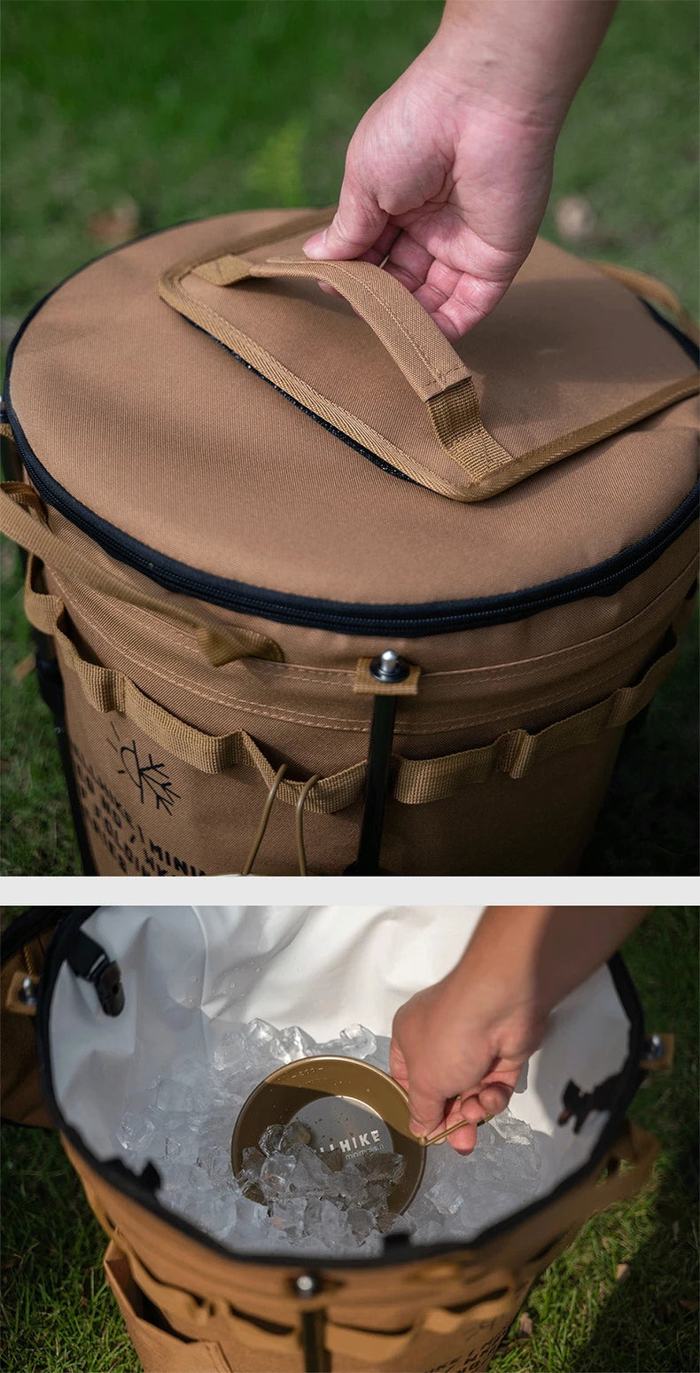 WELLHIKE Portable Collapsible Outdoor Camping Ice Bucket