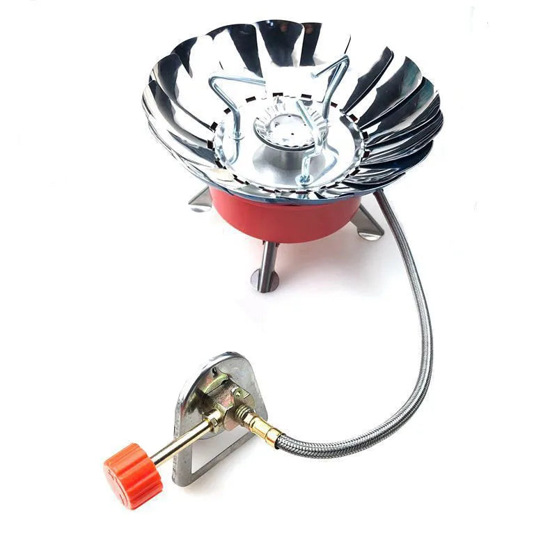 Outdoor Mini Portable Folding Heater Camping Gas Stove Wind Proof