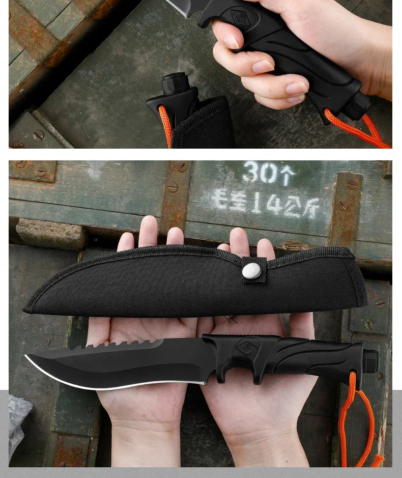 Outdoor Camping Tactical Straight Knife