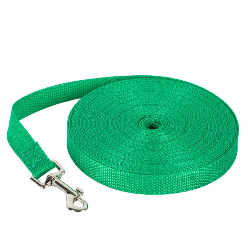 4ft-100ft Nylon Dog Leash Long Leash for Dogs Pet Shop Outdoor