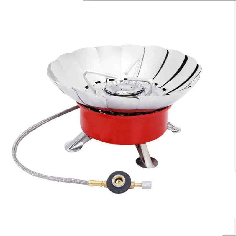 Outdoor Mini Portable Folding Heater Camping Gas Stove Wind Proof