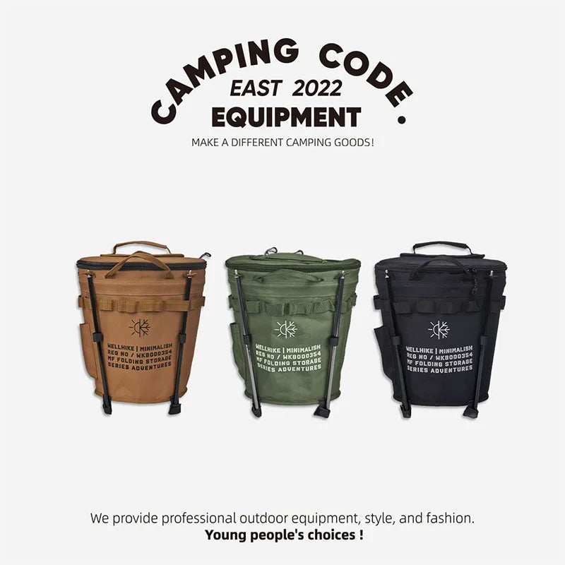 WELLHIKE Portable Collapsible Outdoor Camping Ice Bucket