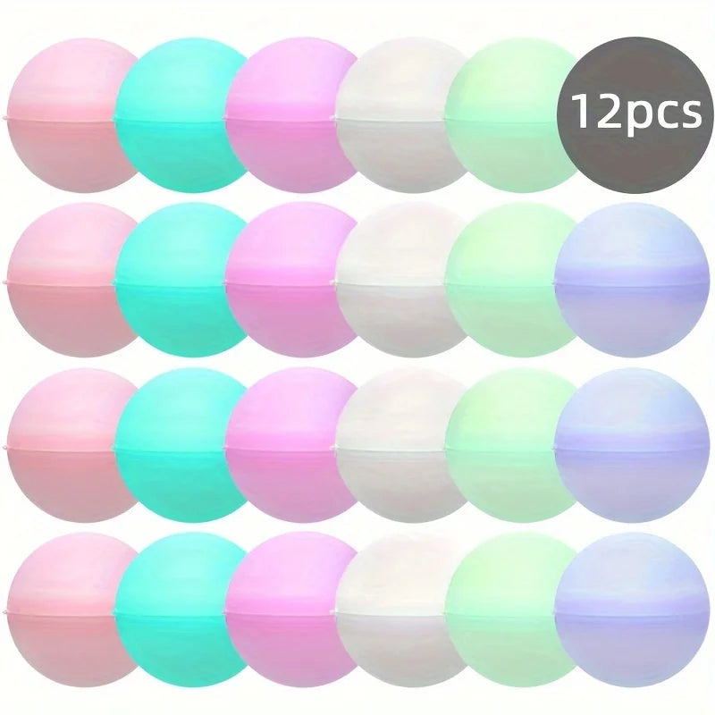 Reusable Water Balloons Toys Silicone Refillable Water Balls