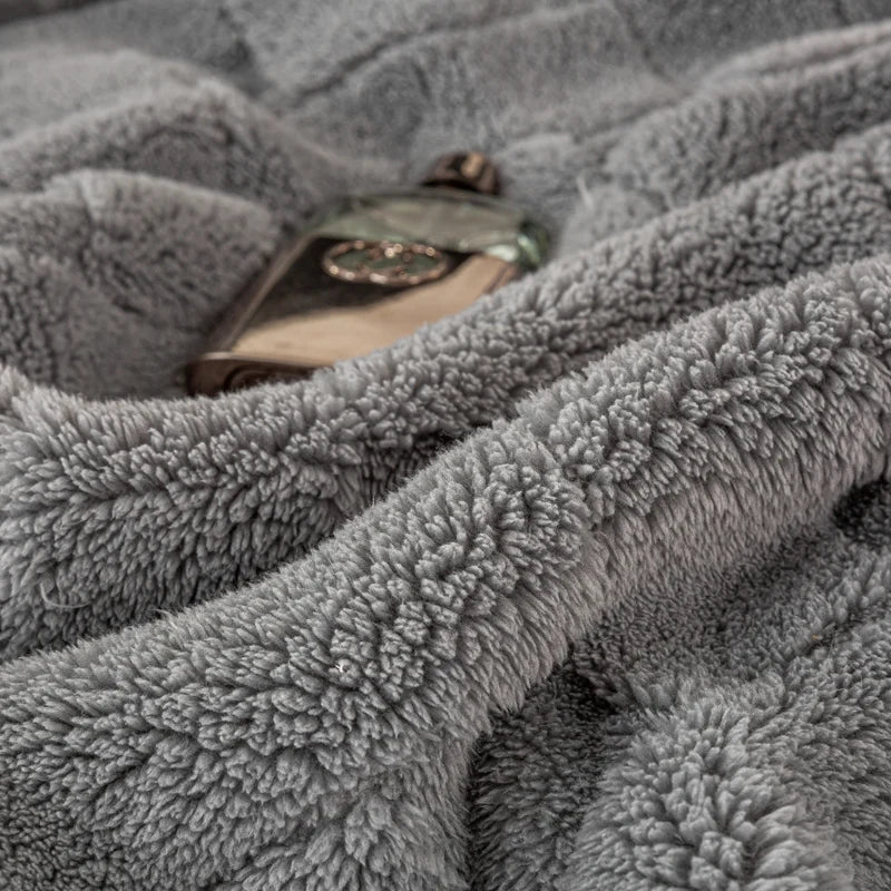 Throw Blanket Soft Fuzzy Cozy Blanket Fleece