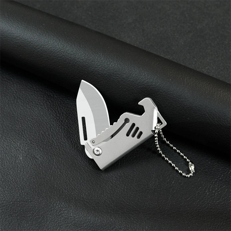 Mini Folding Knife D2 Steel Portable Camping Survival Knife