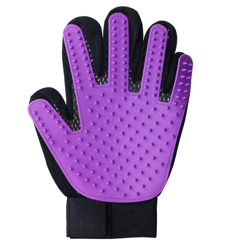 Pet Grooming Glove Hair Deshedding Brush