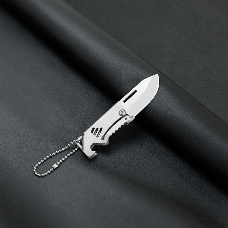 Mini Folding Knife D2 Steel Portable Camping Survival Knife