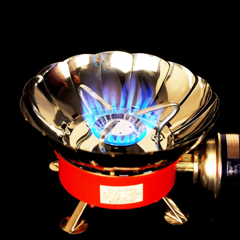 Outdoor Mini Portable Folding Heater Camping Gas Stove Wind Proof