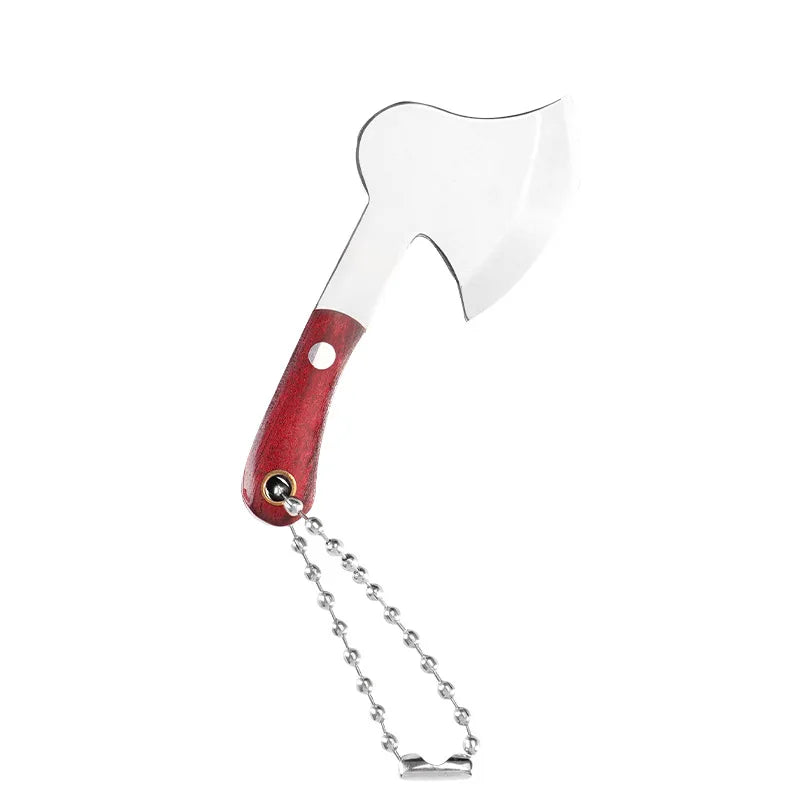 Mini Axe Knife Cutting Tool Gift Keychain Pendant