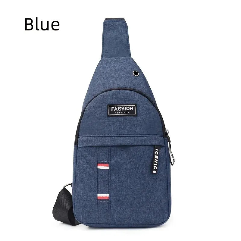 Small Canvas Crossbody Chest Bag