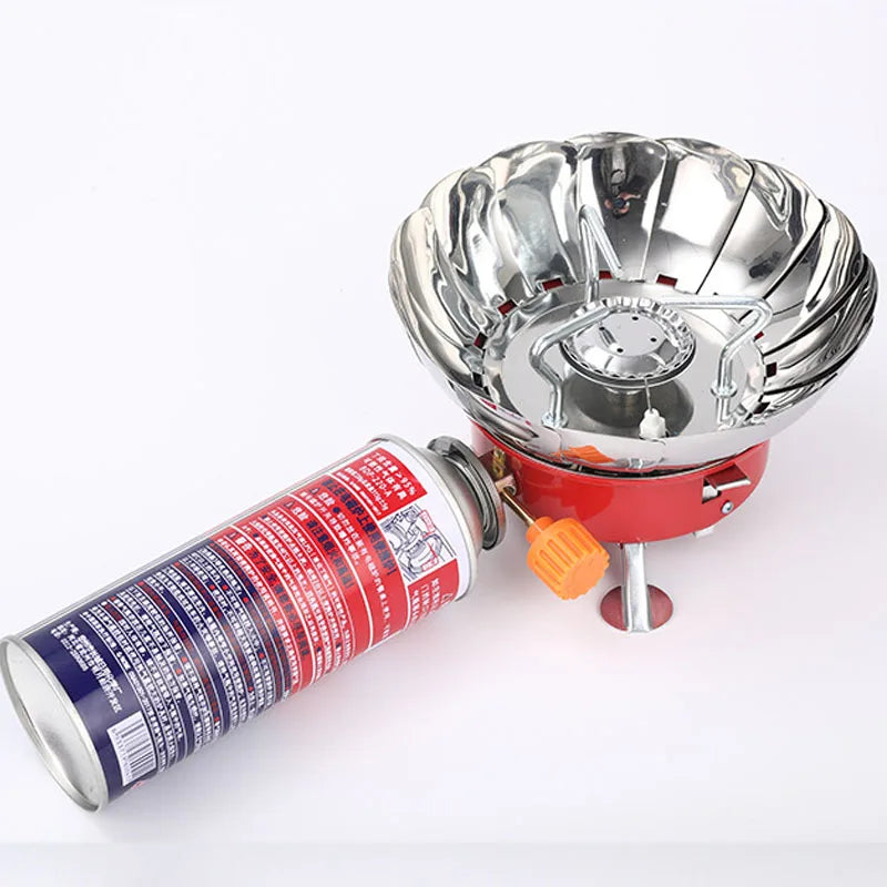 Outdoor Mini Portable Folding Heater Camping Gas Stove Wind Proof