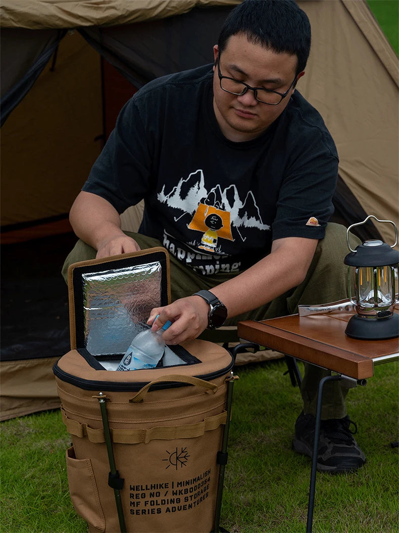 WELLHIKE Portable Collapsible Outdoor Camping Ice Bucket