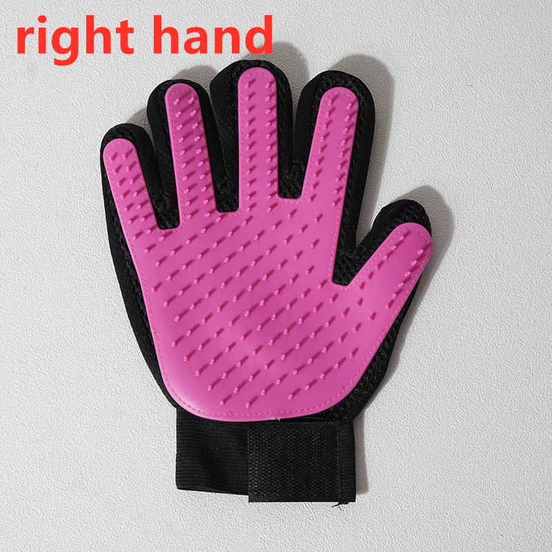 Pet Grooming Glove Hair Deshedding Brush