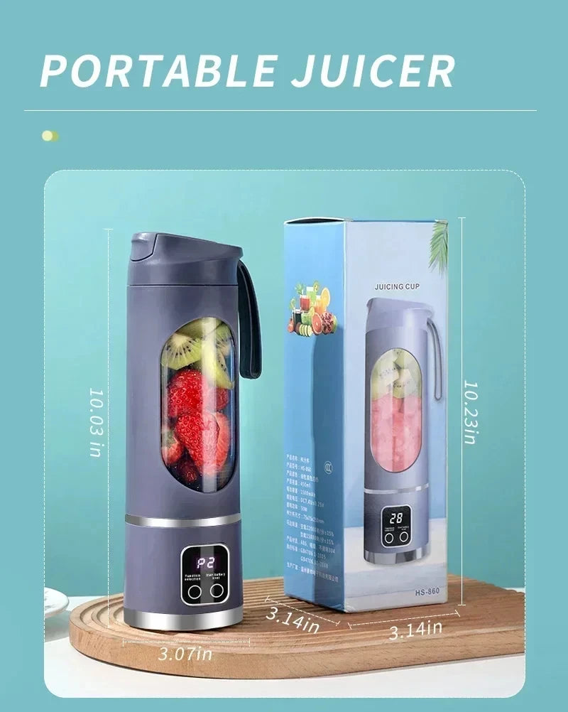 Electric Juicing Cup Portable Wireless Fruit Blender