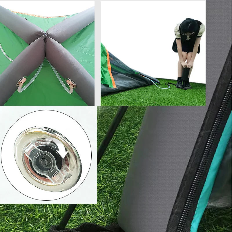 Inflatable Tent Folding Automatic Waterproof 2 3 4 People Air Tents