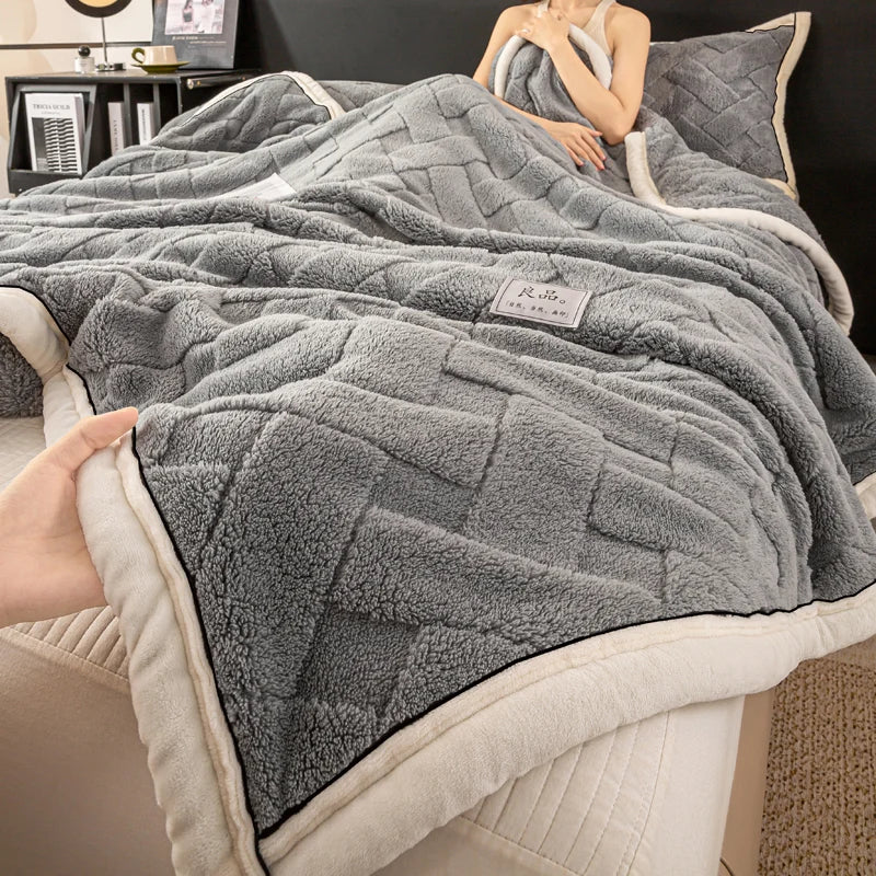 Throw Blanket Soft Fuzzy Cozy Blanket Fleece