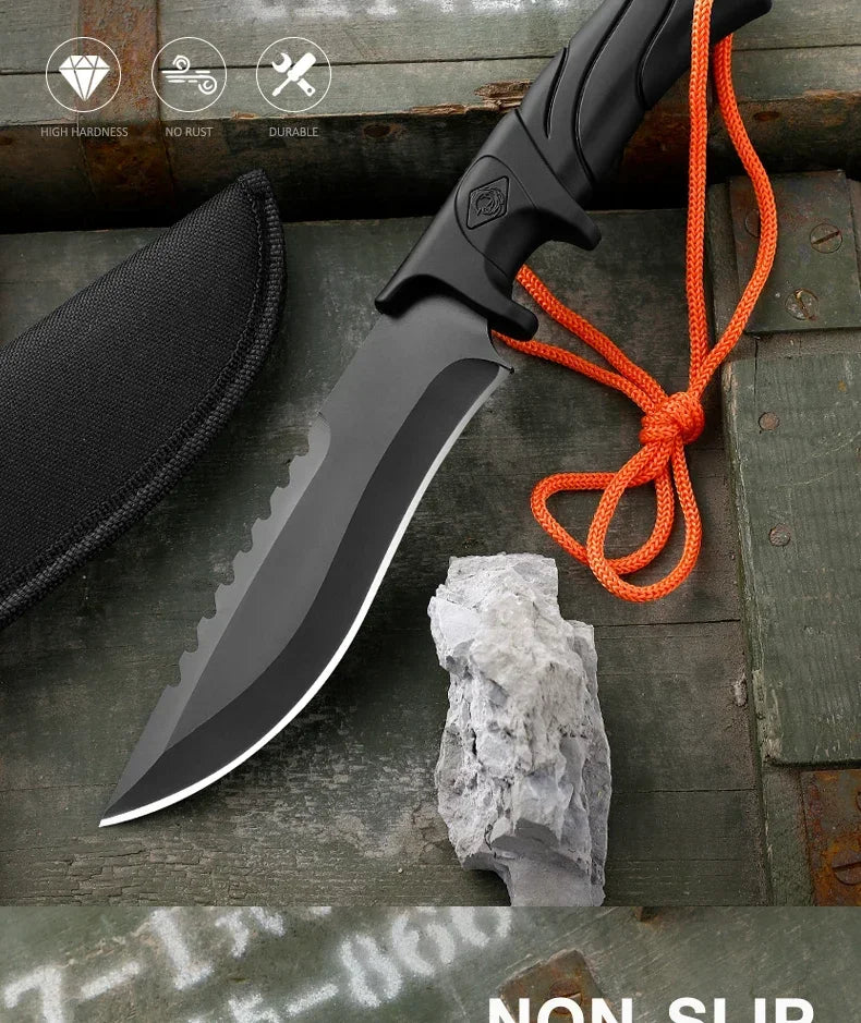 Outdoor Camping Tactical Straight Knife