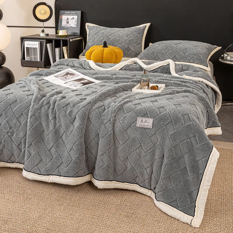 Throw Blanket Soft Fuzzy Cozy Blanket Fleece