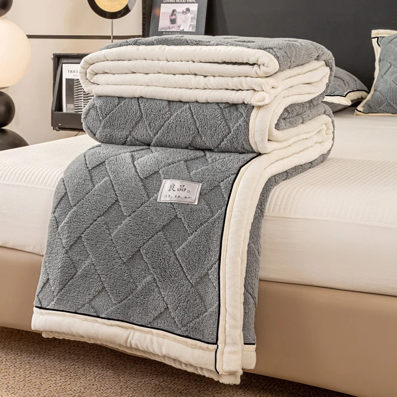 Throw Blanket Soft Fuzzy Cozy Blanket Fleece