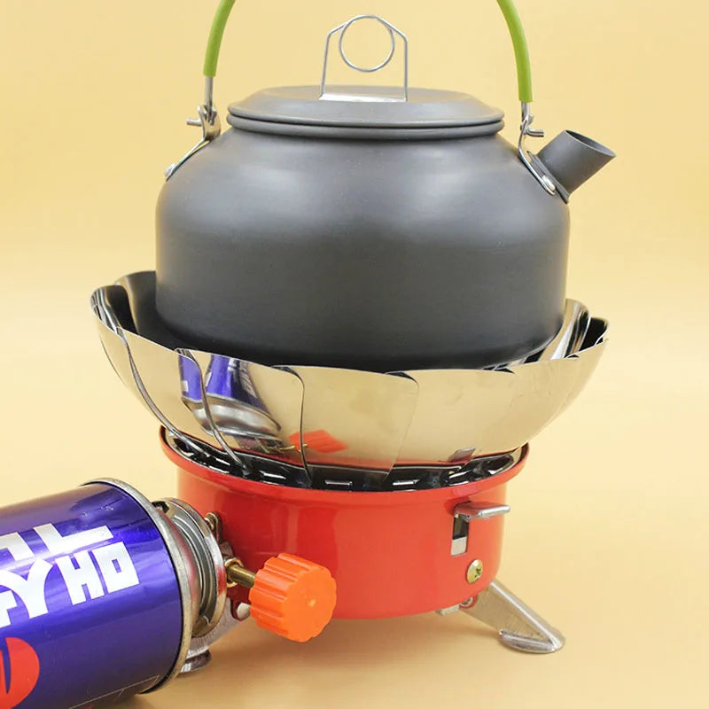Outdoor Mini Portable Folding Heater Camping Gas Stove Wind Proof