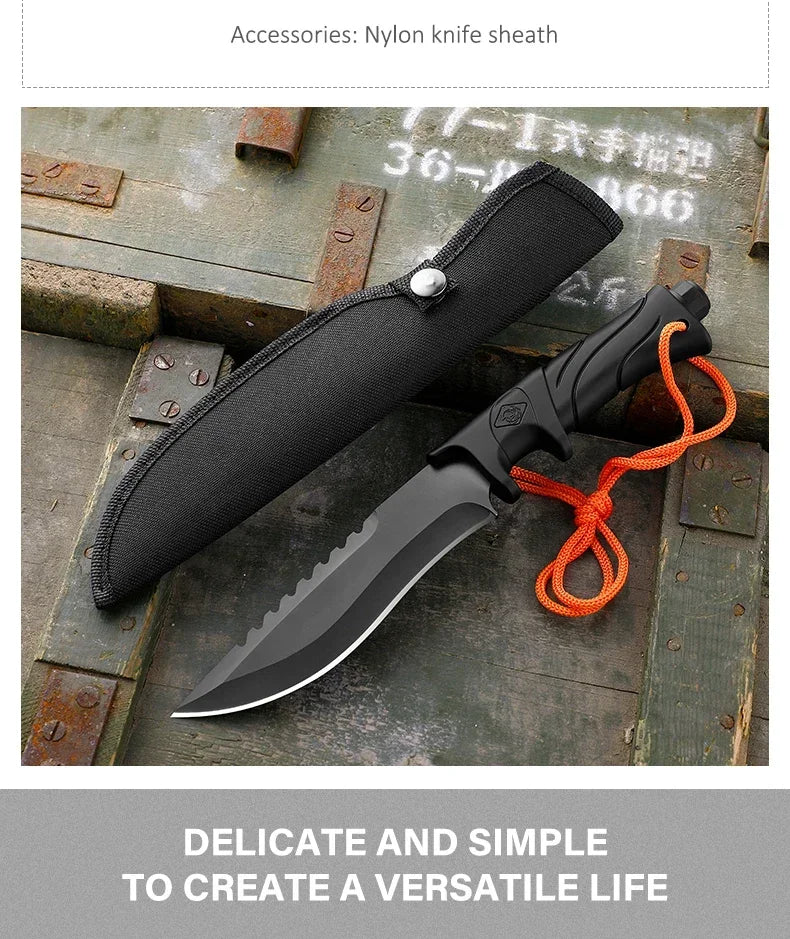 Outdoor Camping Tactical Straight Knife