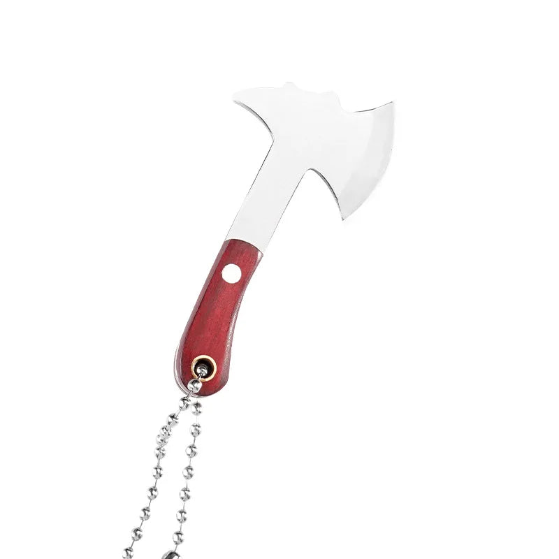 Mini Axe Knife Cutting Tool Gift Keychain Pendant