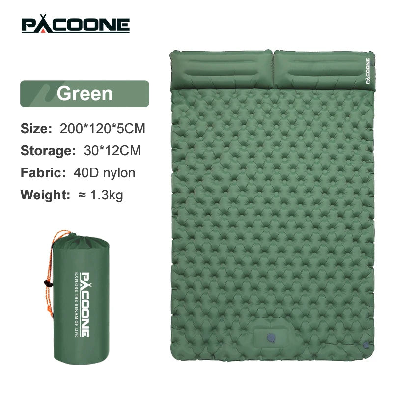 Inflatable Queen sleeping pad for adults