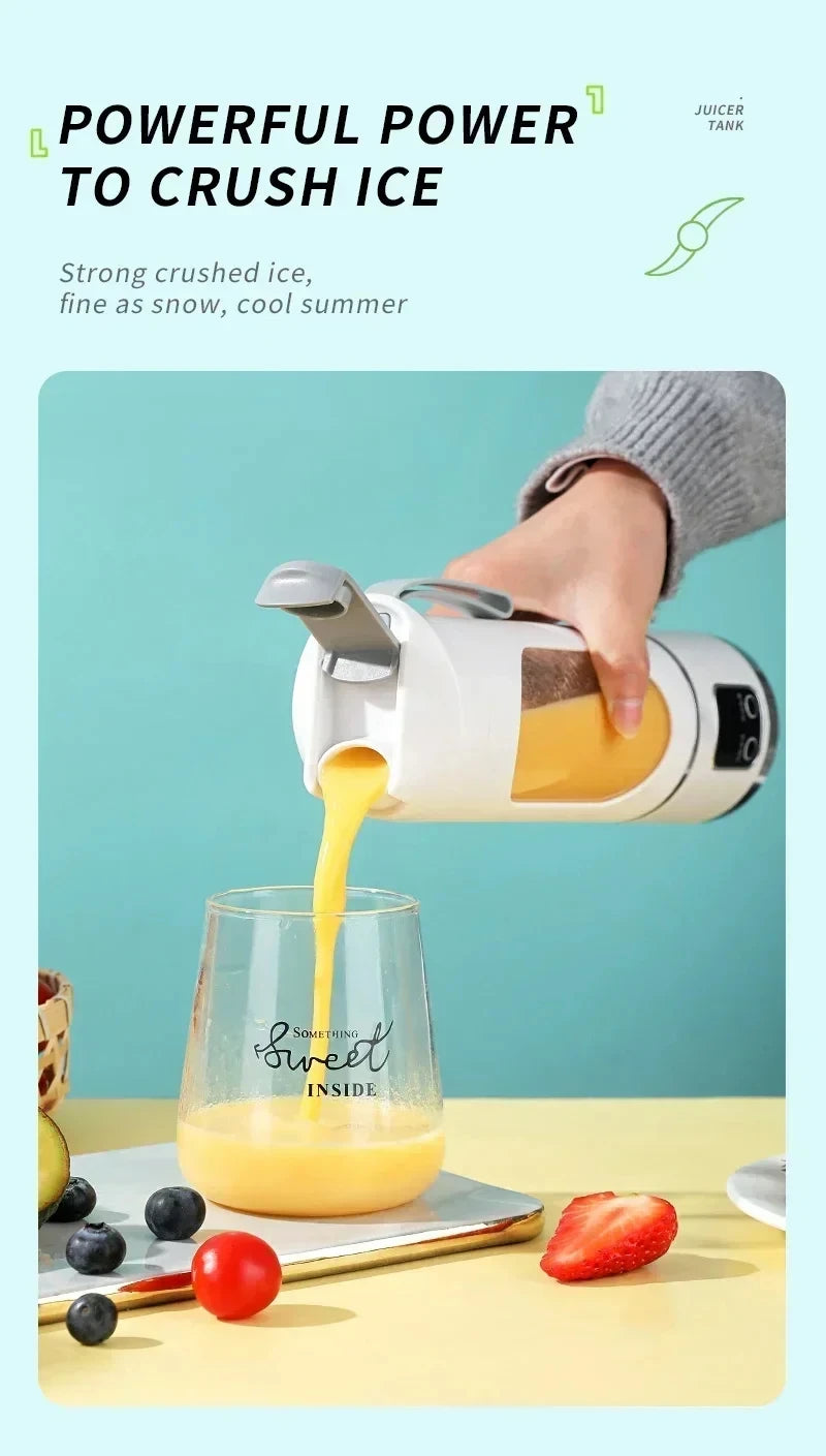 Electric Juicing Cup Portable Wireless Fruit Blender