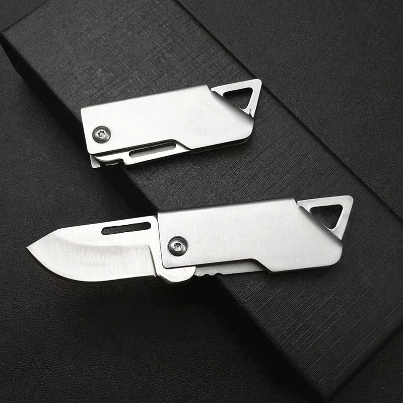 Mini Folding Knife D2 Steel Portable Camping Survival Knife