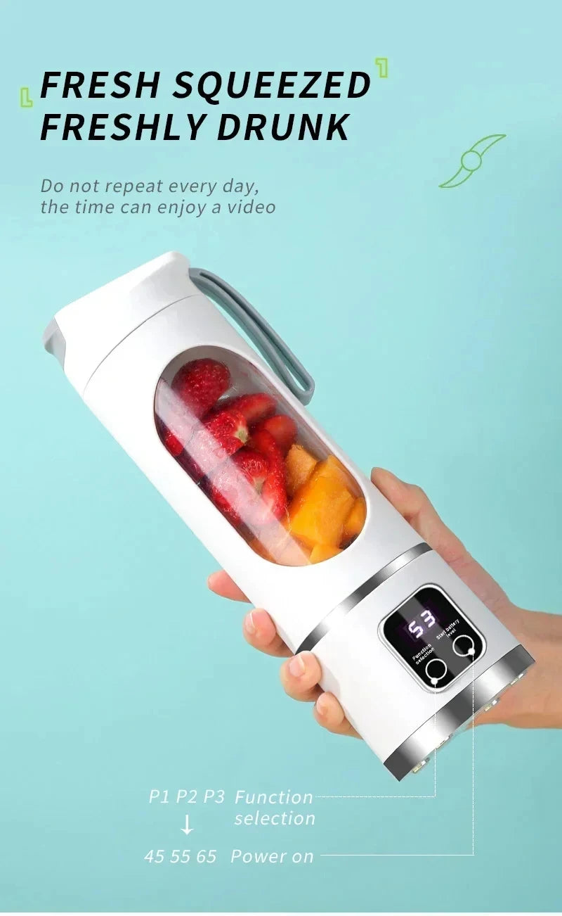 Electric Juicing Cup Portable Wireless Fruit Blender