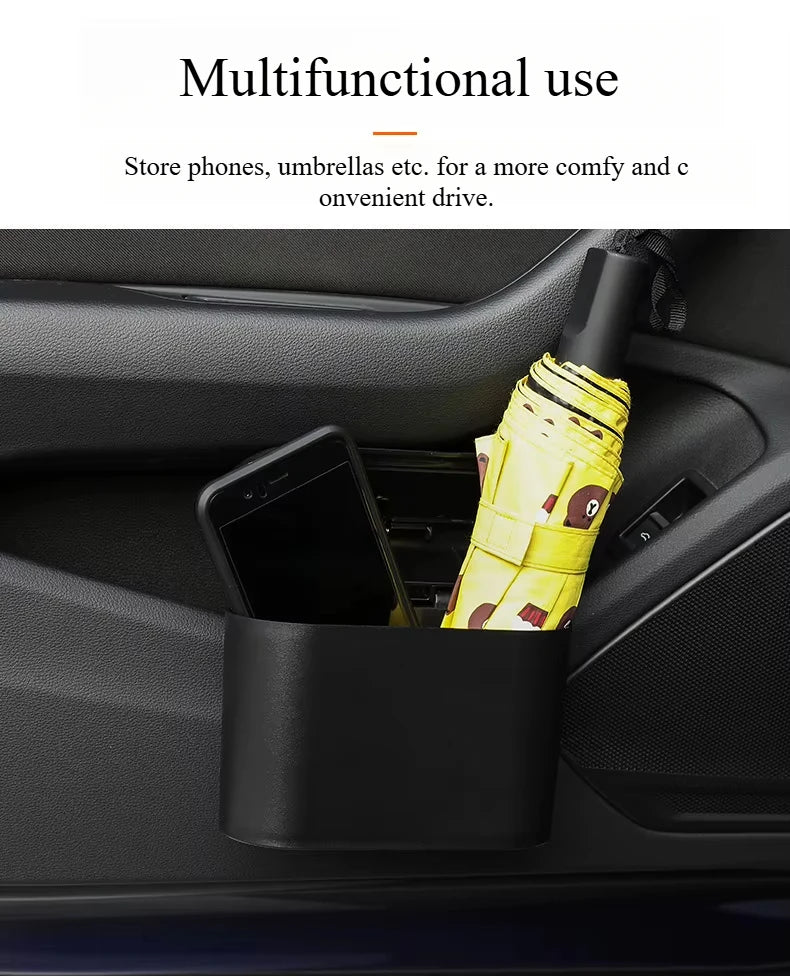 Car Trash Can (with Lid) Contains 60 (300) Garbage Bags Leak-proof.