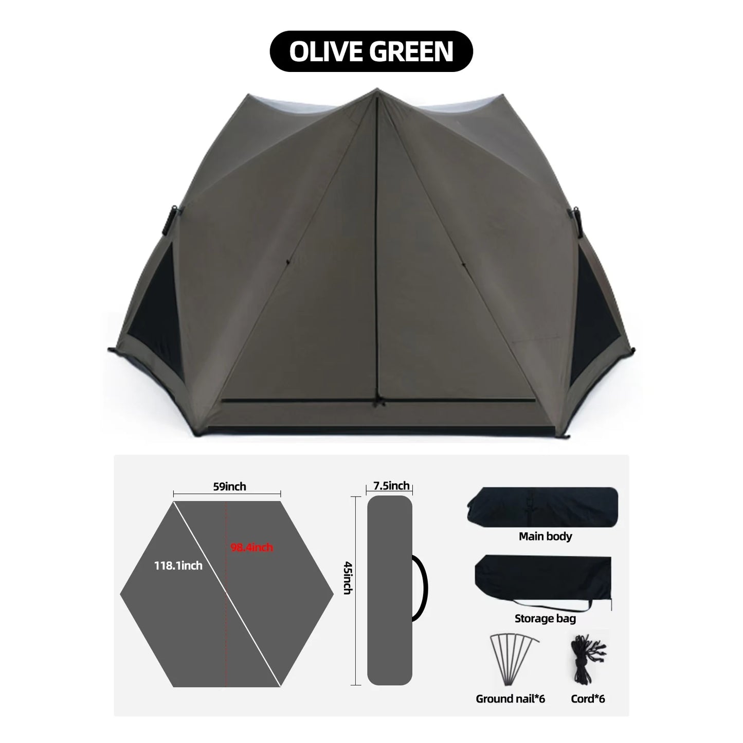quick-open tent outdoor portable folding camping tent