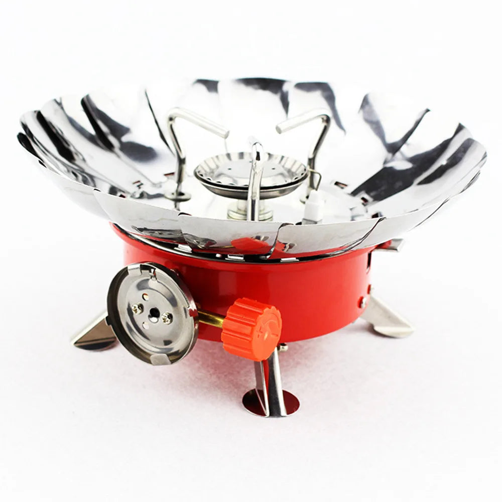 Outdoor Mini Portable Folding Heater Camping Gas Stove Wind Proof
