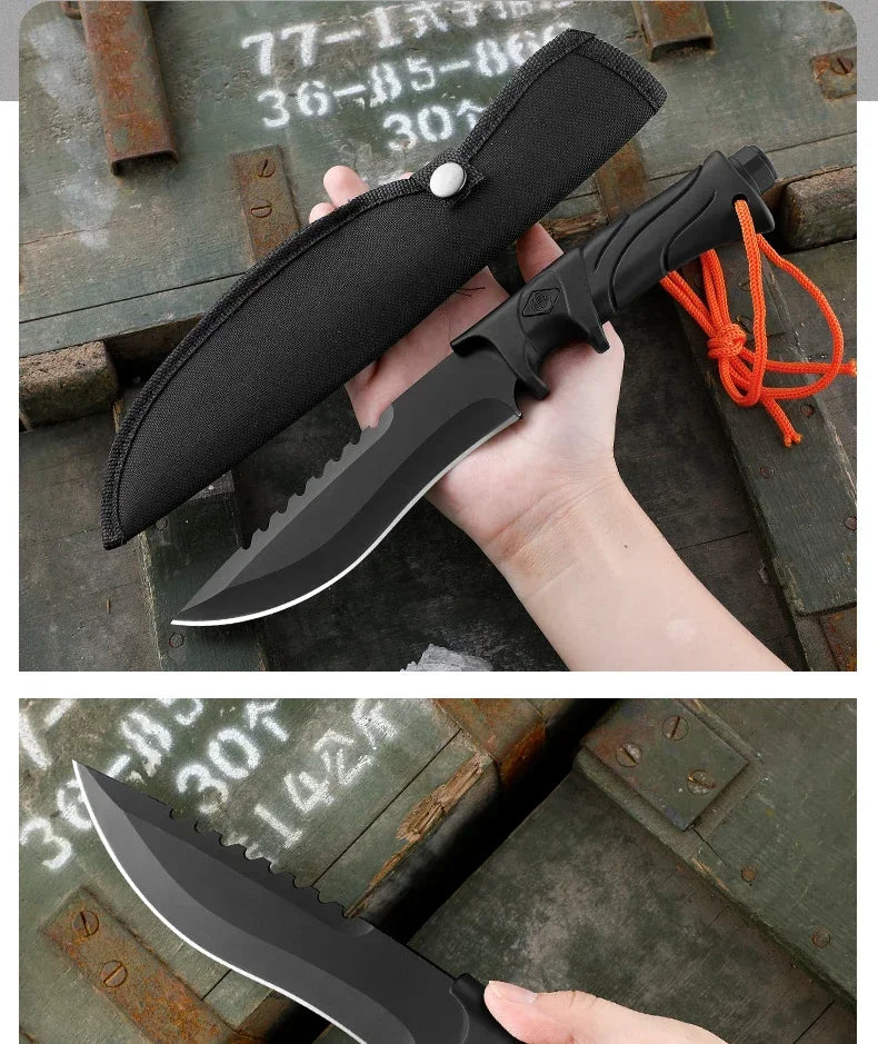 Outdoor Camping Tactical Straight Knife